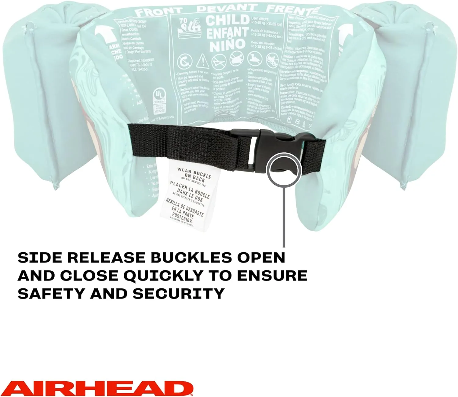 Airhead Water Otter Elite Life Jacket | Flotation Devices for Kids | Multiple Colors Available