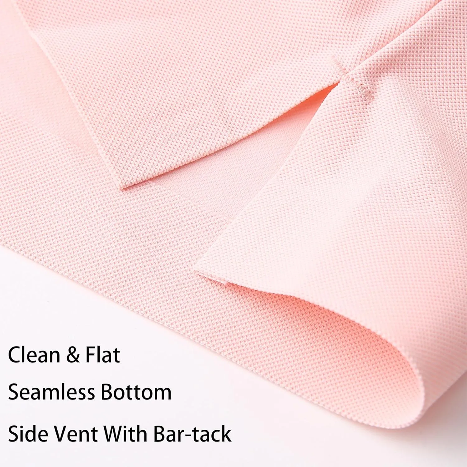 Alex Vando Mens Seamless Golf Shirt Moisture Wicking Quick-Dry Tailored Fit Polo Shirts