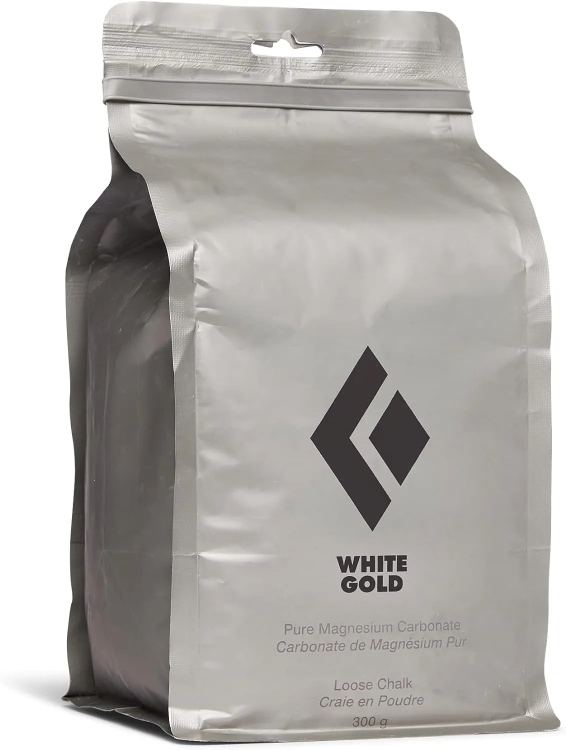 BLACK DIAMOND White Gold Loose Chalk for Rock Climbing, Bouldering, Weightlifting, Gymnastics, 300g