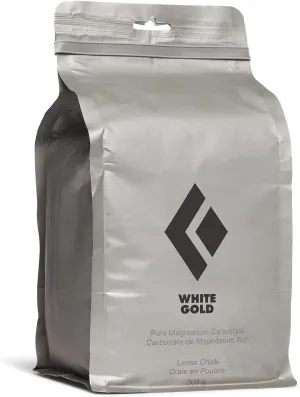 BLACK DIAMOND White Gold Loose Chalk for Rock Climbing, Bouldering, Weightlifting, Gymnastics, 300g