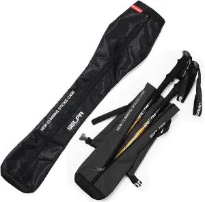Chris.W Portable Trekking Pole Carrying Bag Storage Bag Pouch with Zipper for Walking Stick Hiking Poles Travel Case