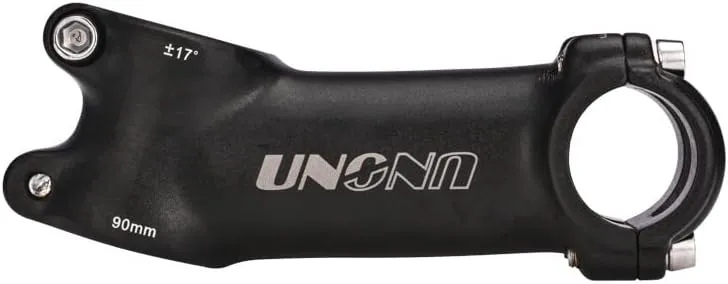 FOMTOR 25.4 31.8 Bike Stem 70mm 90mm 110mm 17 Degree Bicycle Handlebar Stem Riser MTB Stem Suitable for Mountain Bike Road Bike BMX MTB Black