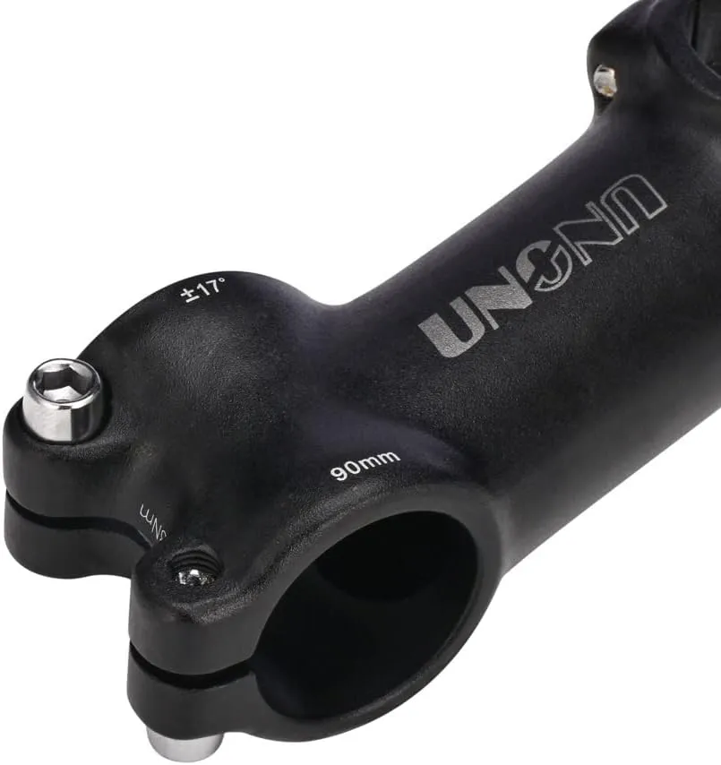 FOMTOR 25.4 31.8 Bike Stem 70mm 90mm 110mm 17 Degree Bicycle Handlebar Stem Riser MTB Stem Suitable for Mountain Bike Road Bike BMX MTB Black
