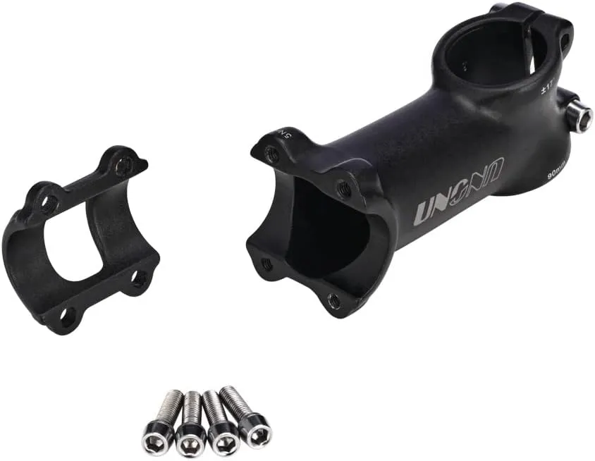 FOMTOR 25.4 31.8 Bike Stem 70mm 90mm 110mm 17 Degree Bicycle Handlebar Stem Riser MTB Stem Suitable for Mountain Bike Road Bike BMX MTB Black