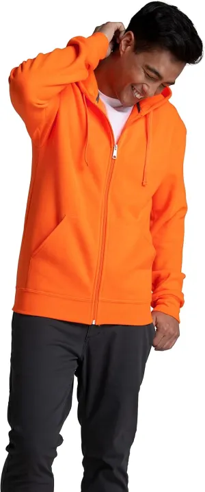 Fruit of the Loom Unisex Adult EverSoft Fleece Full Zip Hoodie Sweatshirt