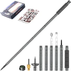 Goutime Trekking Poles Walking Sticks, Lightweight Aircraft Aluminum Collapsible Hiking Poles for Women and Men