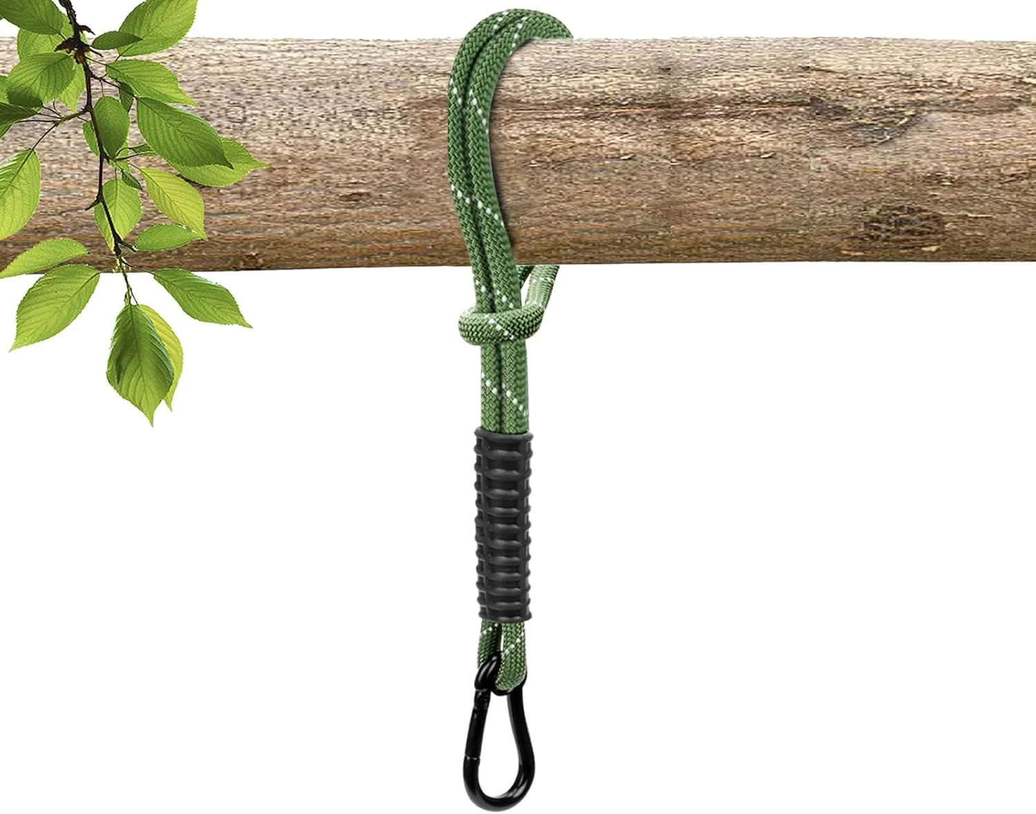 Heavy Duty Tree Swing Ropes, Hammock Tree Straps Hanging Kit, for Outdoor Swings Hammock Playground Set Accessories (1.75ft,21",Green,1Pack)