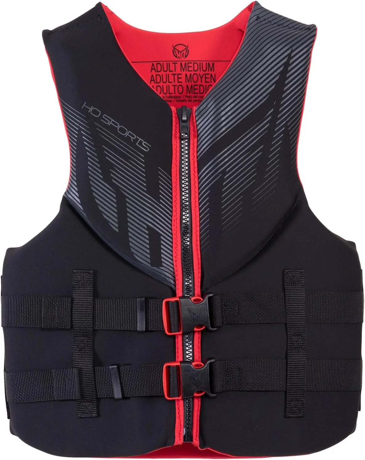 HO Sports Mens Pursuit Life Jacket - USCG Approved Life Saving Device Level 70 Buoyancy Aid - Great for Any Water Sports Activity Including Boating, Paddle & Swimming - Black