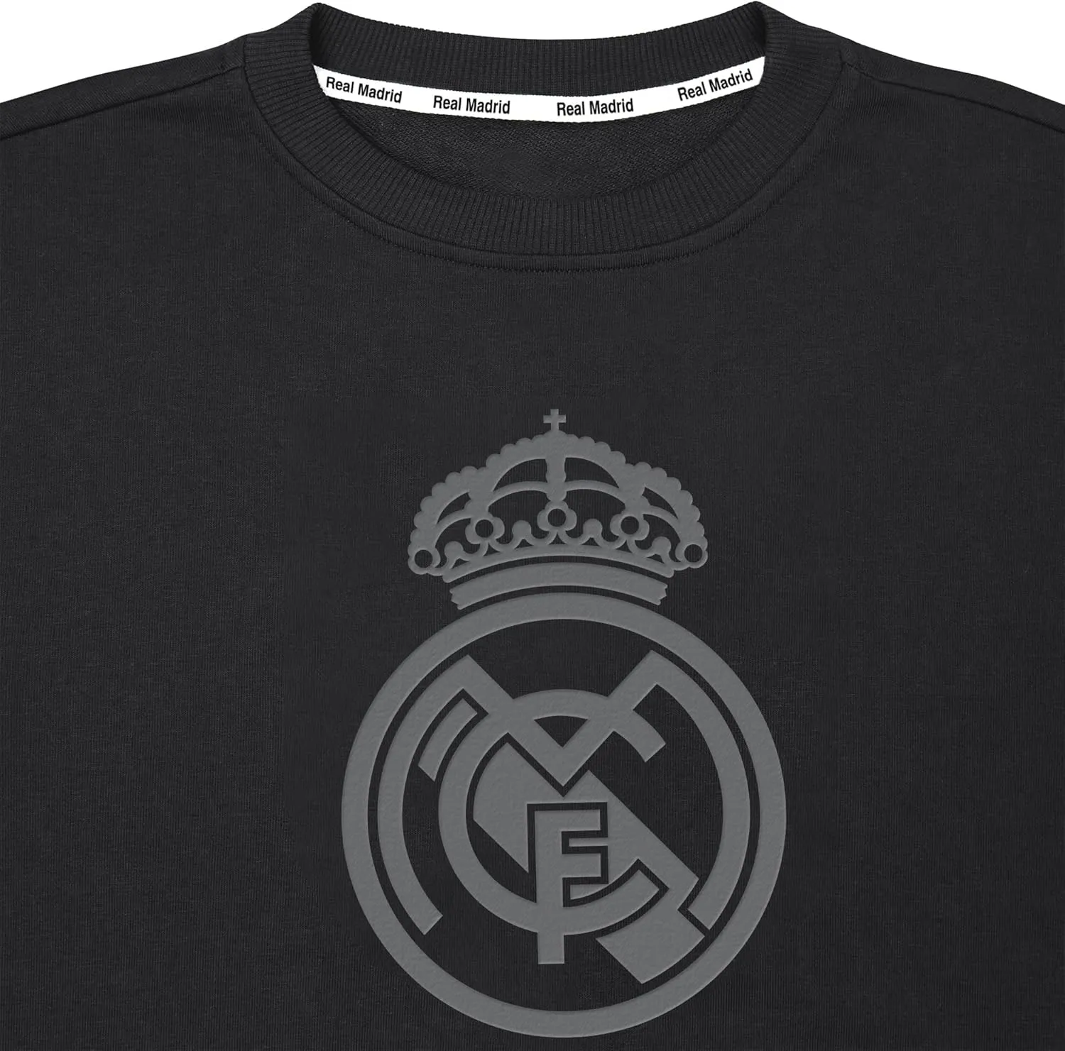 Icon Sports Officially Licensed Football Club Cotton Terry Monochromatic Crewneck Pullover Sweater ?C Mens Soccer Apparel