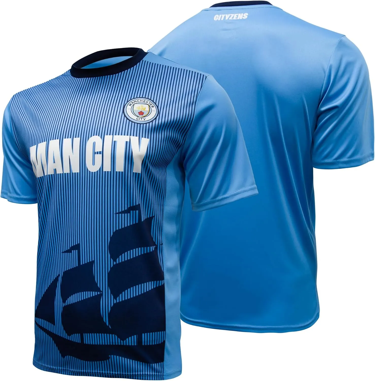 Icon Sports Pro League Essential Game Day Tee ?C Officially Licensed Unisex Adult Short Sleeve Soccer Polyester T-Shirt