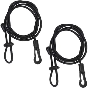 Kayak Paddle Leash 2 Pcs Safety Rod Adjustable Canoe Paddle Fishing Rod Survival Paracord Bungee Cord Safety Lanyard Strap With Snap Hook for Kayaking Securing Canoe SUP Board Rowing Surfing Cycling