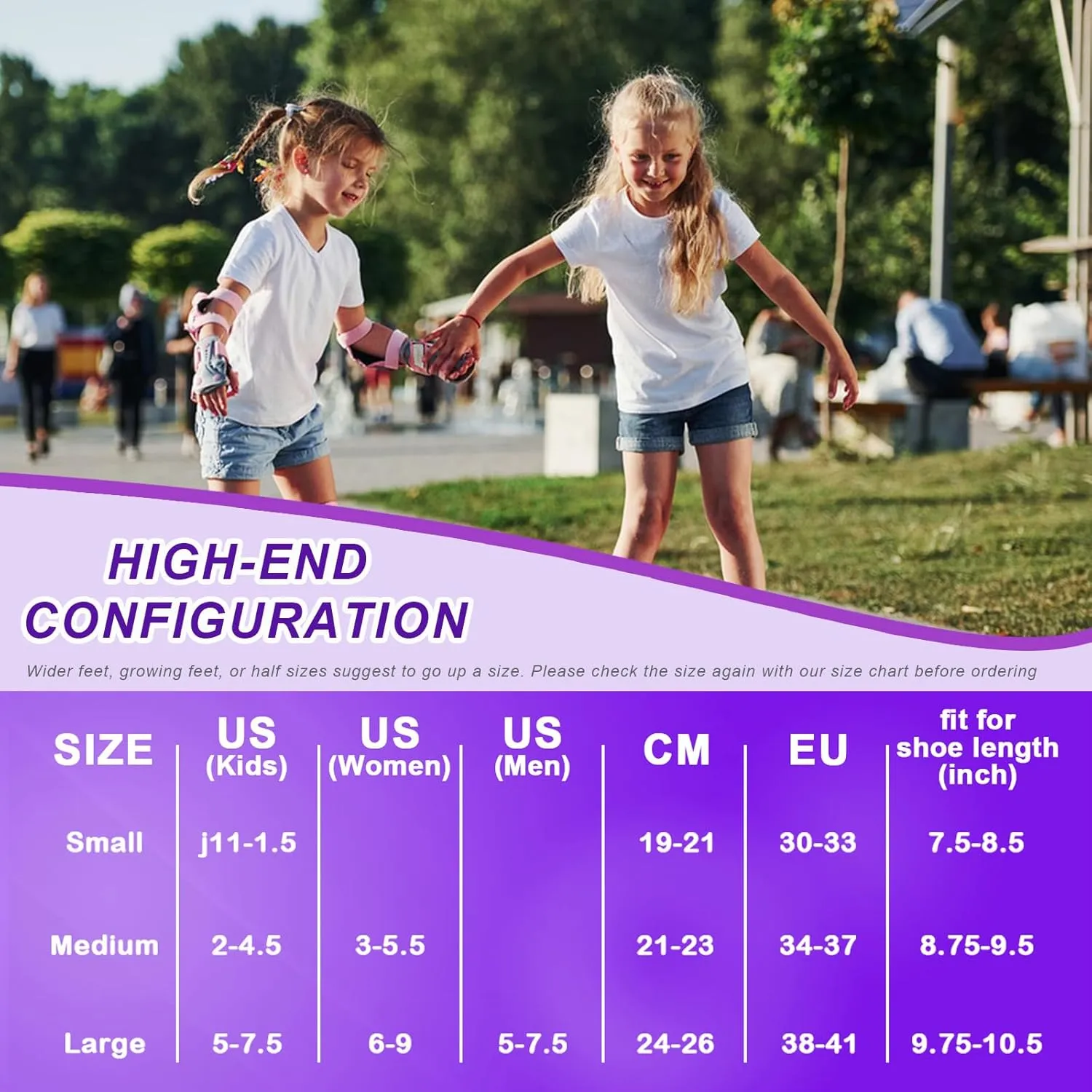 Kids Inline Skates for Girls Ages 6-12, Adjustable 4 Size Blades Roller Kids Skates for Girls and Boys, Youth and Teens, Beginner with Full Wheels Illuminating