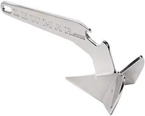 Lewmar Baby Delta Anchor Bottle Opener, 5-1/4" L x 2" W x 1-1/2" H Mirror-Polished Stainless Steel, Boat Galley Gift, Novelty Replica