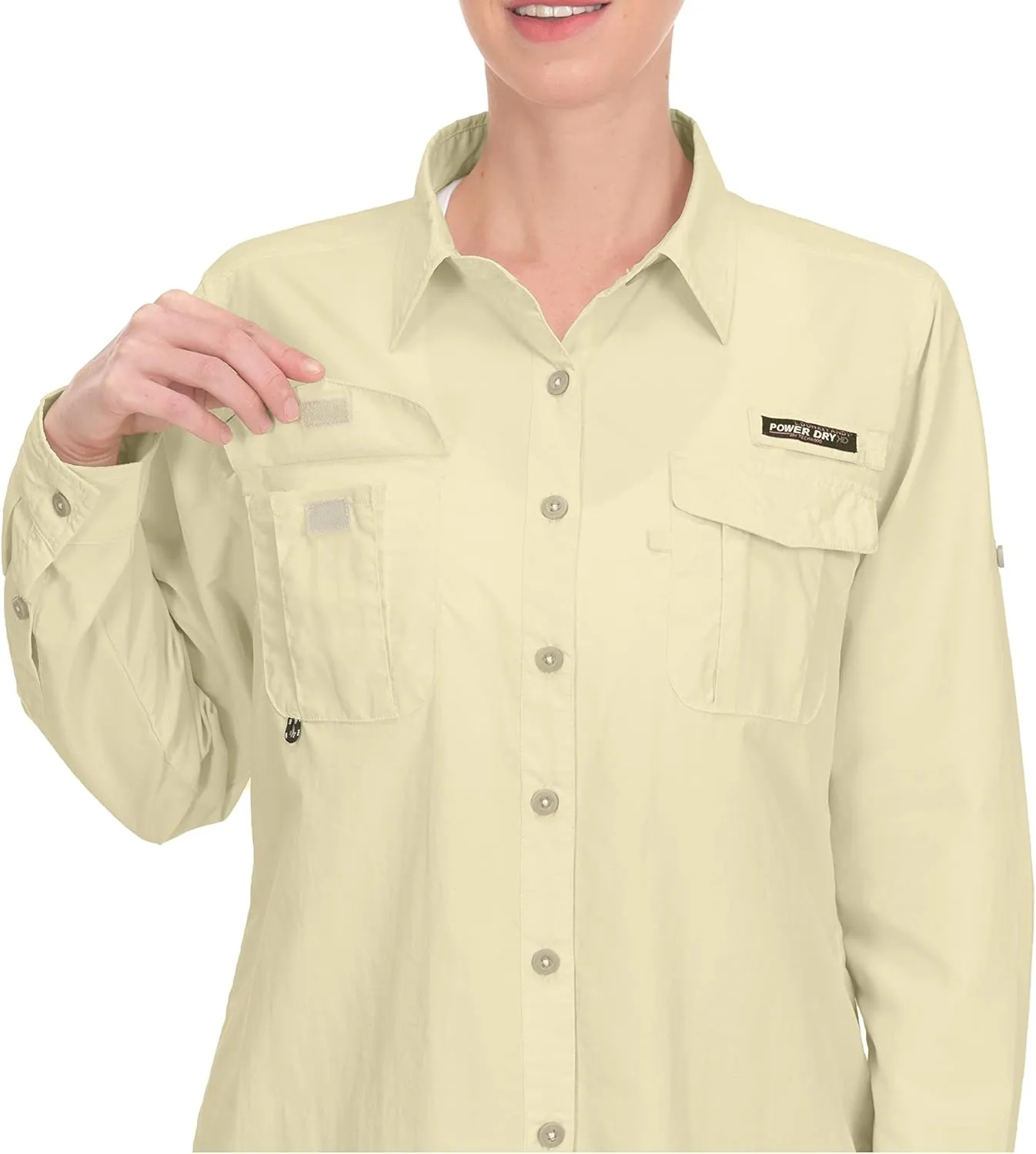 Little Donkey Andy Women's UPF 50  UV Protection Shirt, Long Sleeve Fishing Shirt, Breathable and Fast Dry