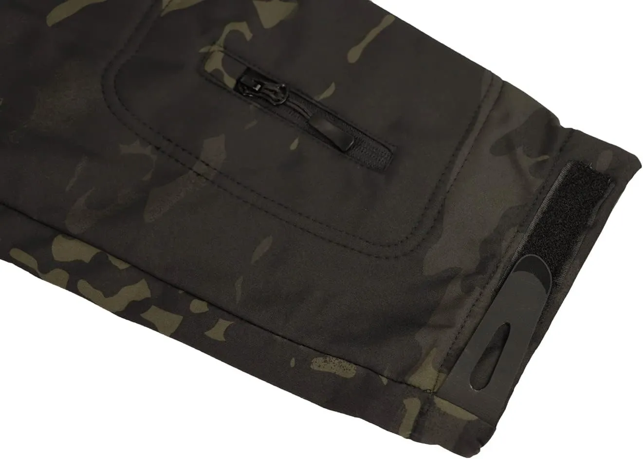 Men's Softshell Jacket Waterproof Fleece Hooded Outdoor Hunting Coat