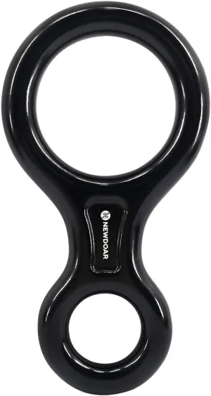 NewDoar Climbing Gear Downhill Equipment Rigging Plate 40kN Rescue Figure 8 Descender with Large Bent-Ear for Climbing Belaying and Rappelling Device