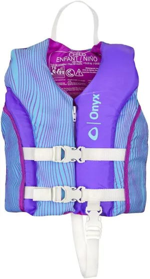 ONYX All Adventure Child Paddle & Water Sports Life Jacket, Purple