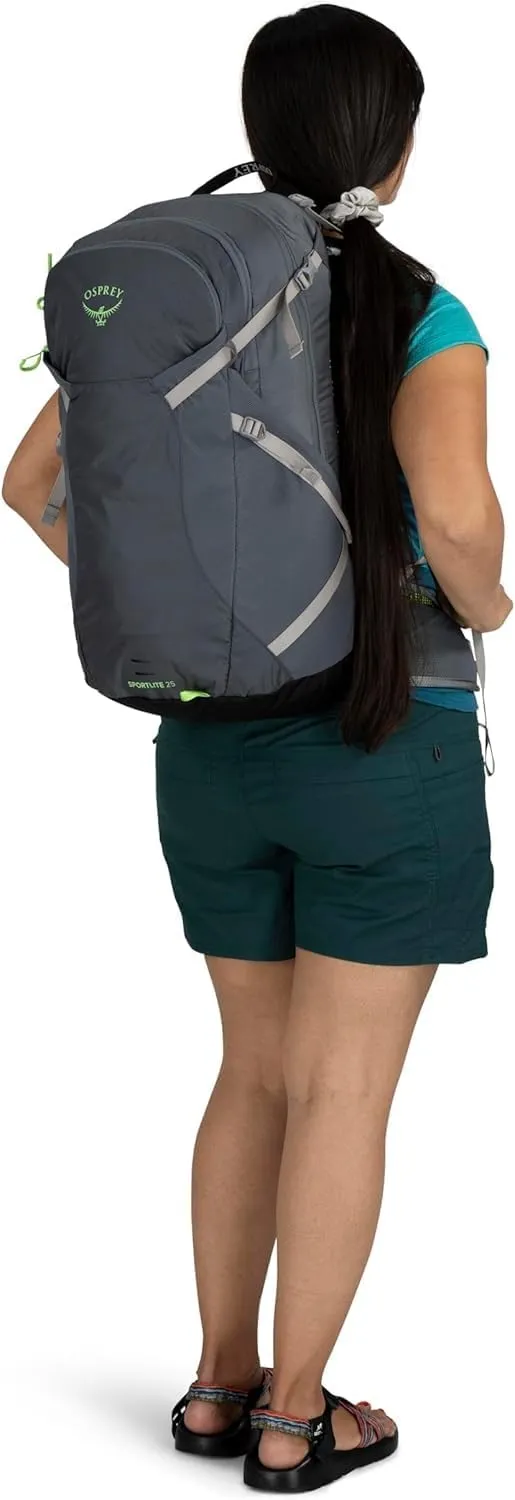 Osprey Sportlite 25L Unisex Hiking Backpack, Pine Leaf Green, S/M