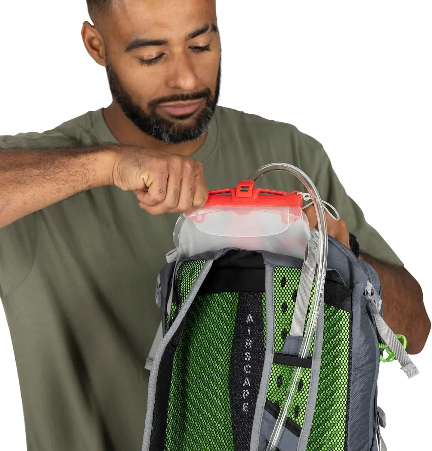 Osprey Sportlite 25L Unisex Hiking Backpack, Pine Leaf Green, S/M