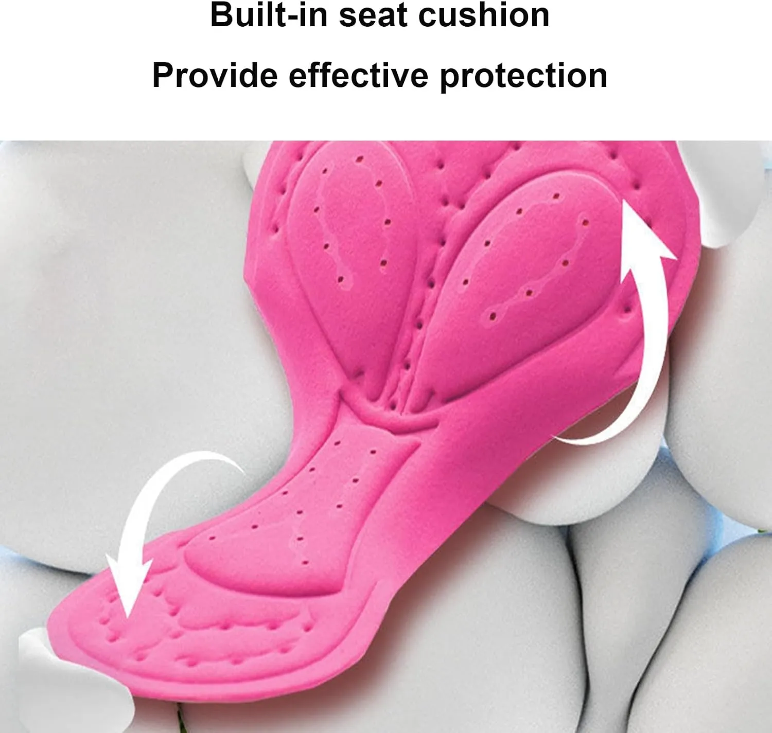 Padded Equestrian Underwear, Underwear Horseback Riding Padded for Women, Cycling Breathable Silicone pad