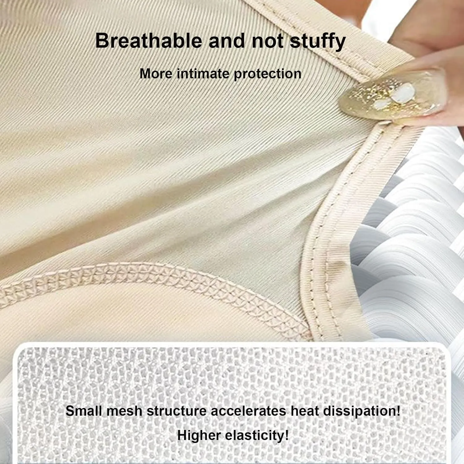 Padded Equestrian Underwear, Underwear Horseback Riding Padded for Women, Cycling Breathable Silicone pad