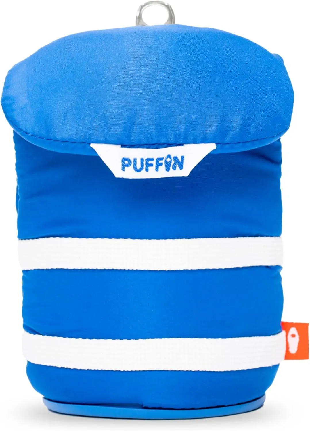 Puffin - The Buoy Life Vest - Insulated 12 oz Can Cooler I Beer Bottle & Soda Can Insulator, Keep Drinks and Beverages Cold (Varsity Blue)