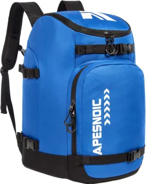 Ski Boot Bag - Ski and Snowboard Boots BackpackExcellent for Travel with Waterproof Exterior & Bottom - for Men, Women and Youth.