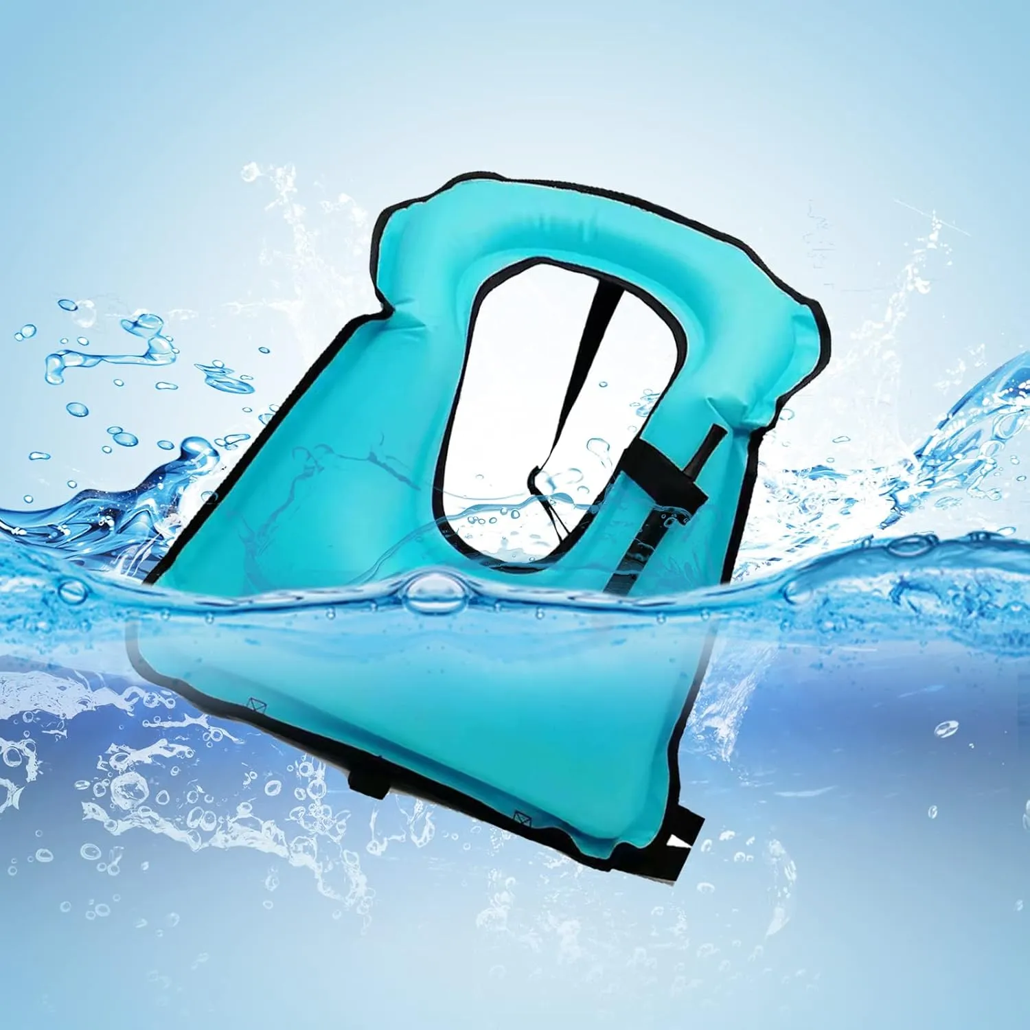 Swim Vest for Adults,Inflatable Buoyancy Vests-Portable Snorkel Vest for Diving Surfing Swimming Outdoor Water Sports