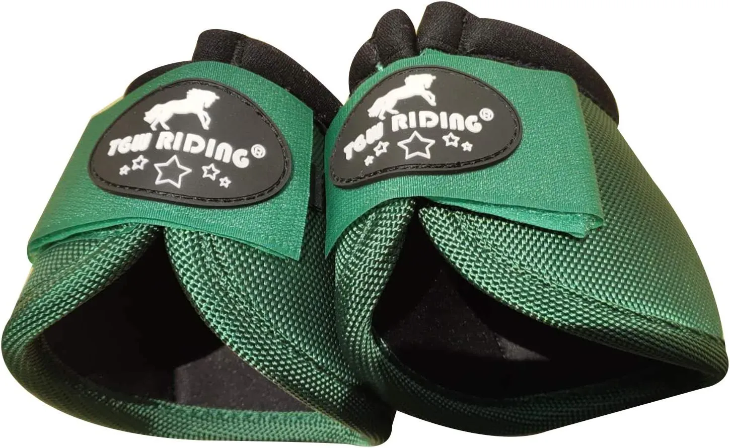 TGW RIDING 2520D Horse Bell Boots No-Turn Horse Bell Boots, Equine Ballistic Hoof Overreach Bell Boot, Pair