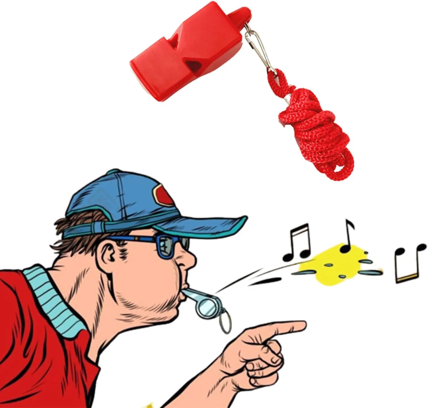 Whistle Premium Sports & Outdoor Non-Nuclear Sentinel Whistles - Essential for Coaches, Referees, and Lifeguards